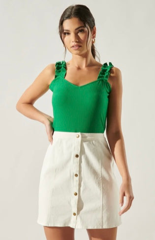 DEMI TOP - GREEN